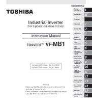 Toshiba MB-1 Drive Technical Info